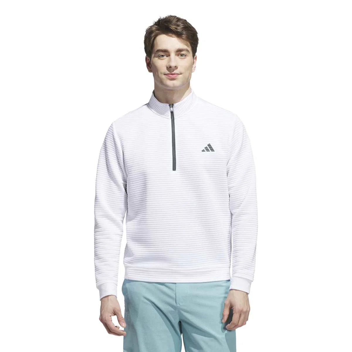 Adidas Ultimate365 DWR Textured 1/4 Zip Pullover - Image 7