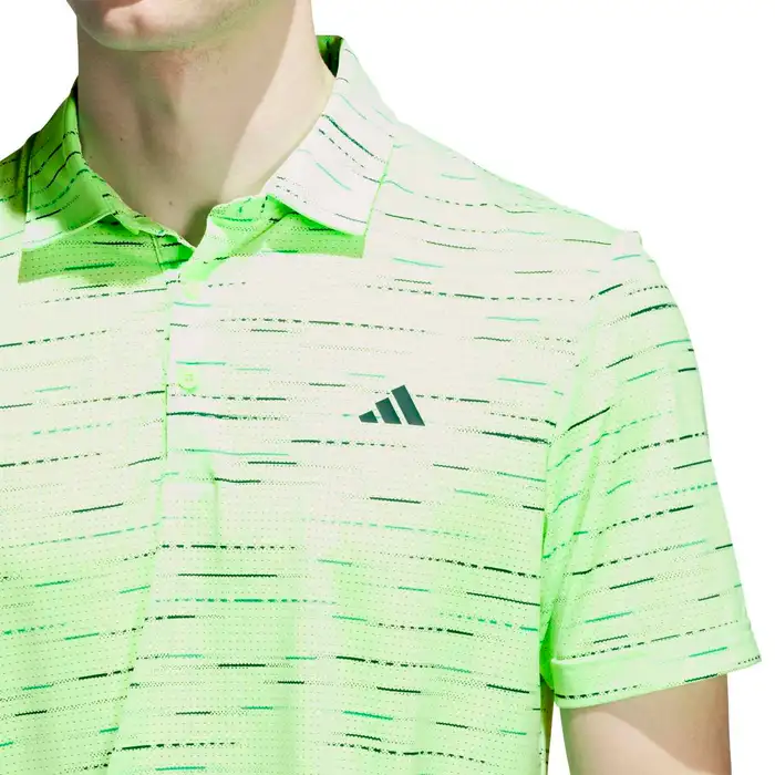 Adidas Ultimate365 Mesh Glimmer Print Polo - Image 10