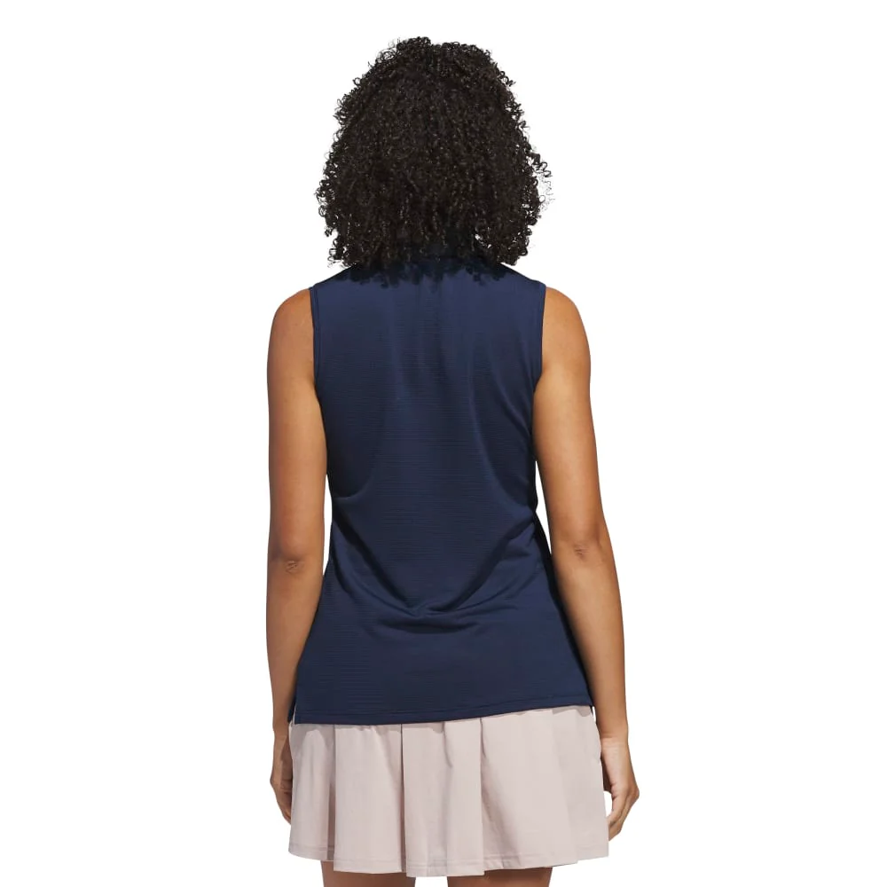 Adidas Solid Ottoman Ladies Polo - Image 2