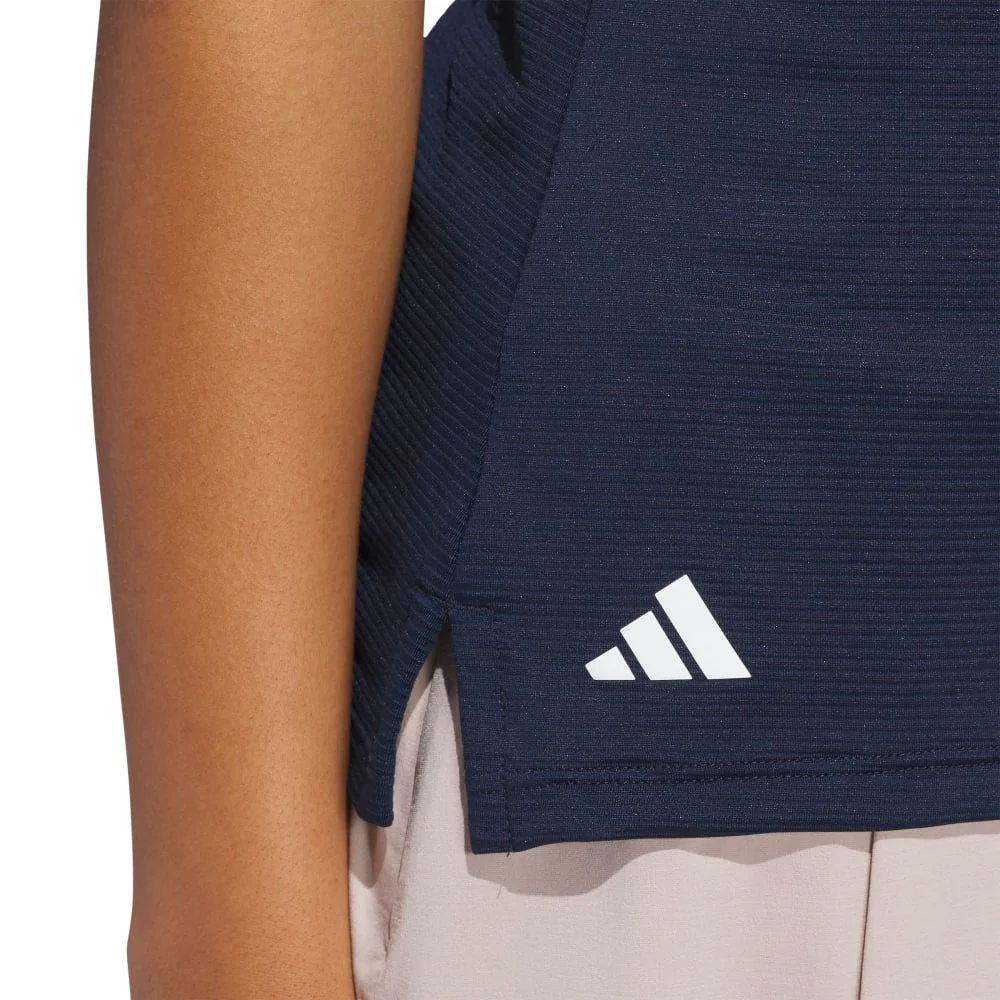 Adidas Solid Ottoman Ladies Polo - Image 4
