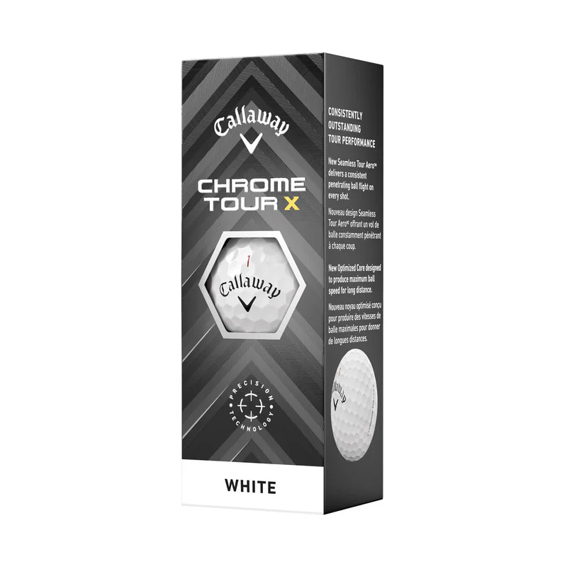 Callaway 2024 Chrome Tour X Golf Balls 12pk - White - Image 4