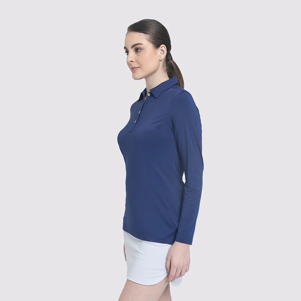 Callaway Ellerston Long Sleeve Ladies Polo - Image 3