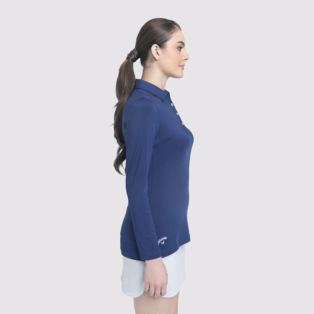 Callaway Ellerston Long Sleeve Ladies Polo - Image 5