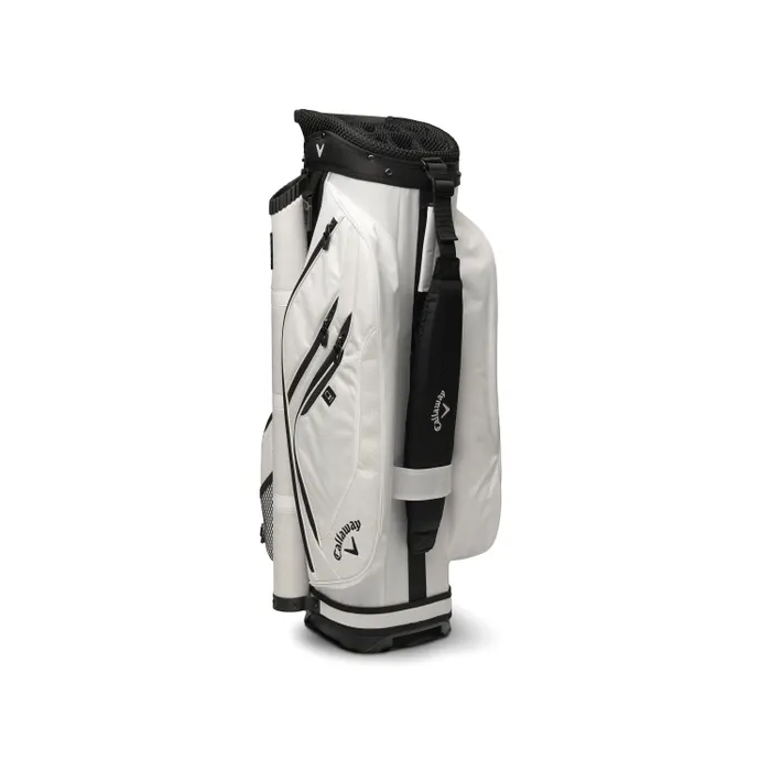 Callaway 2025 Forrester Cart Bag - White Camo/Black - Image 2