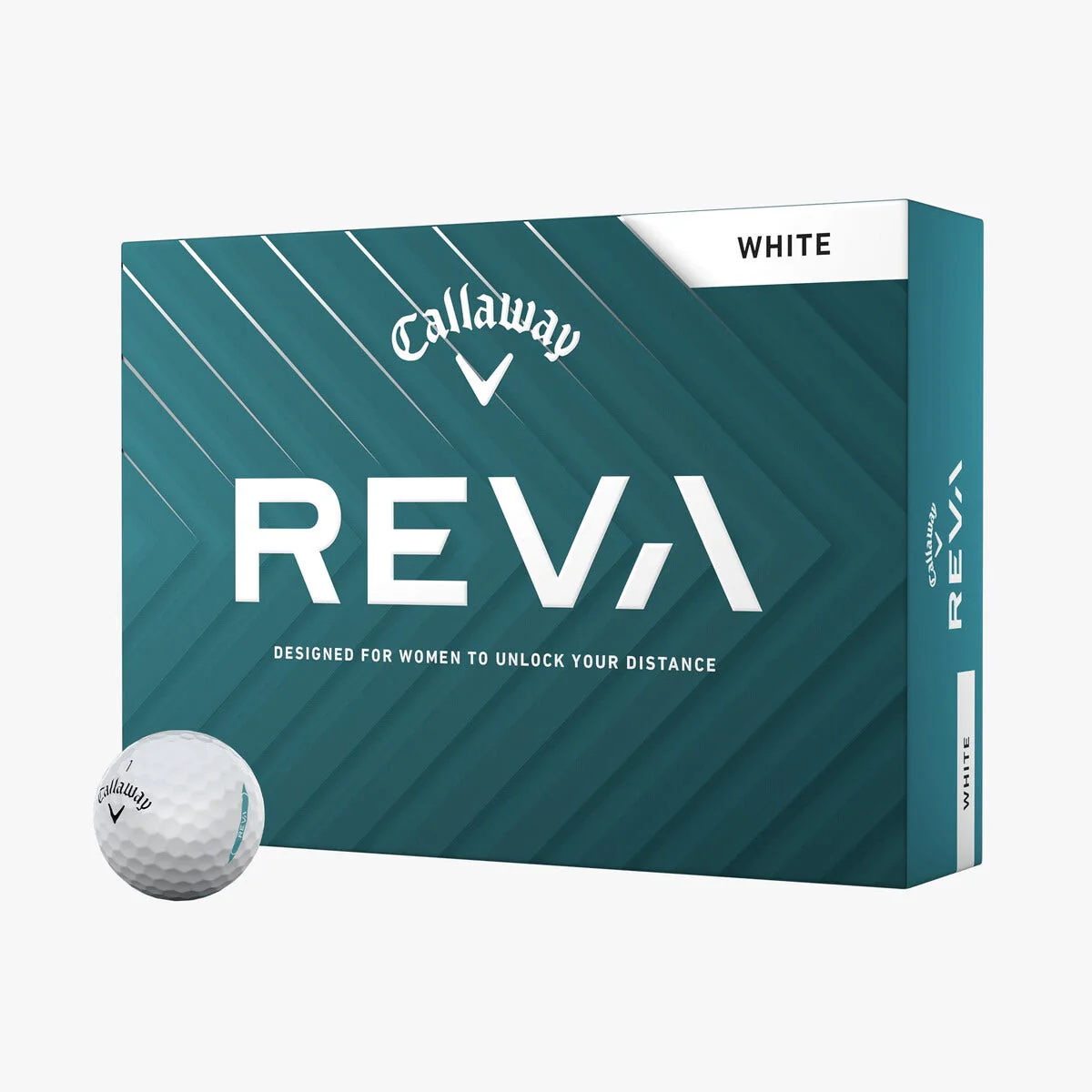Callaway 2025 REVA Golf Balls 12pk - White