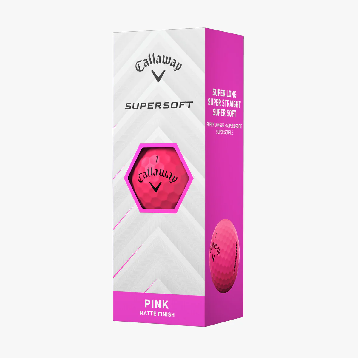 Callaway 2025 Supersoft Golf Balls 12pk - Pink - Image 4