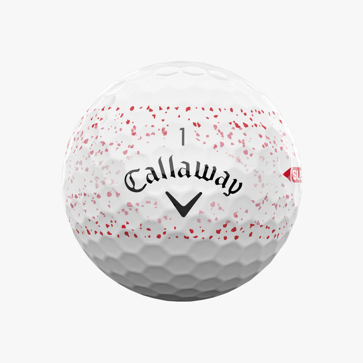 Callaway 2025 Supersoft Golf Balls 12pk - Red Splatter - Image 3