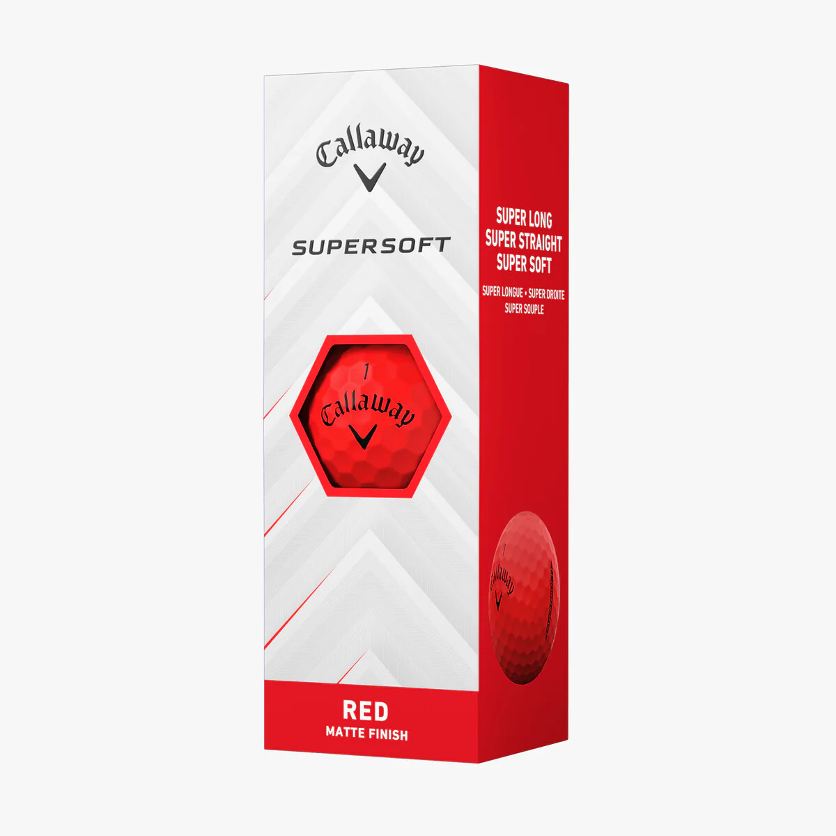 Callaway 2025 Supersoft Golf Balls 12pk - Red - Image 4