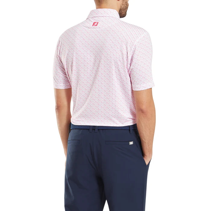 FootJoy Figure Print Lisle Polo - Image 10