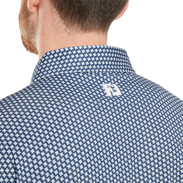 FootJoy Houndstooth Geo Lisle Polo - Image 11