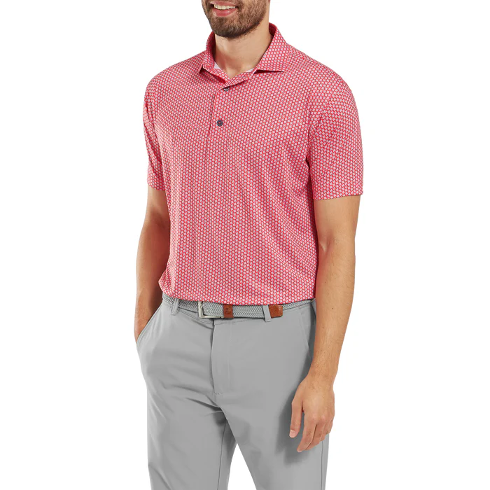 FootJoy Houndstooth Geo Lisle Polo - Image 13