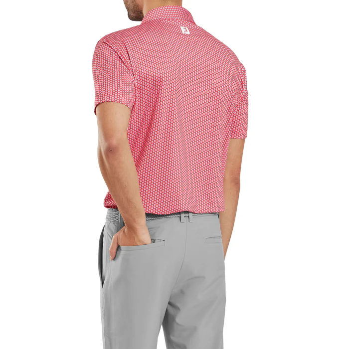 FootJoy Houndstooth Geo Lisle Polo - Image 14
