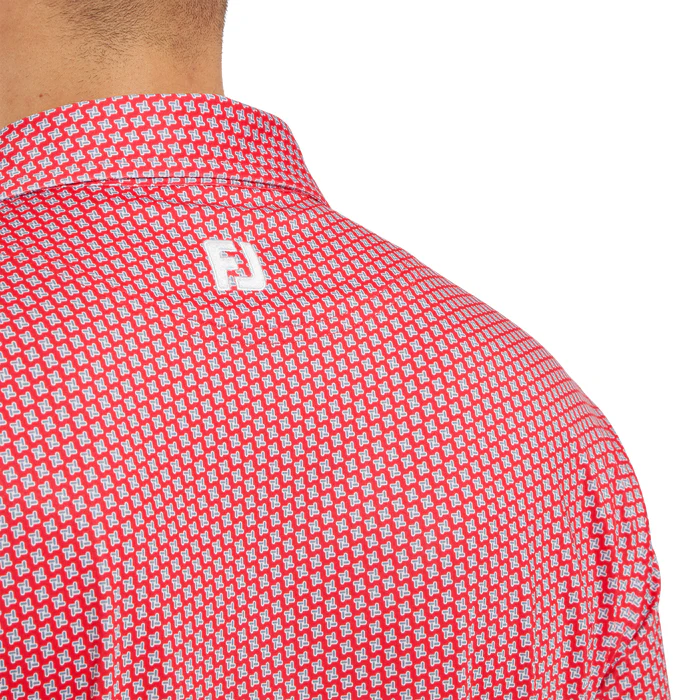 FootJoy Houndstooth Geo Lisle Polo - Image 15