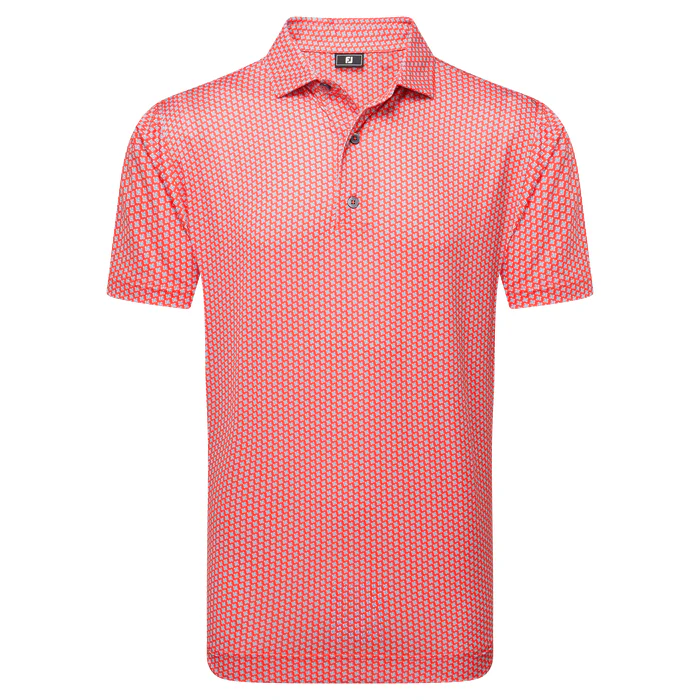 FootJoy Houndstooth Geo Lisle Polo - Image 16