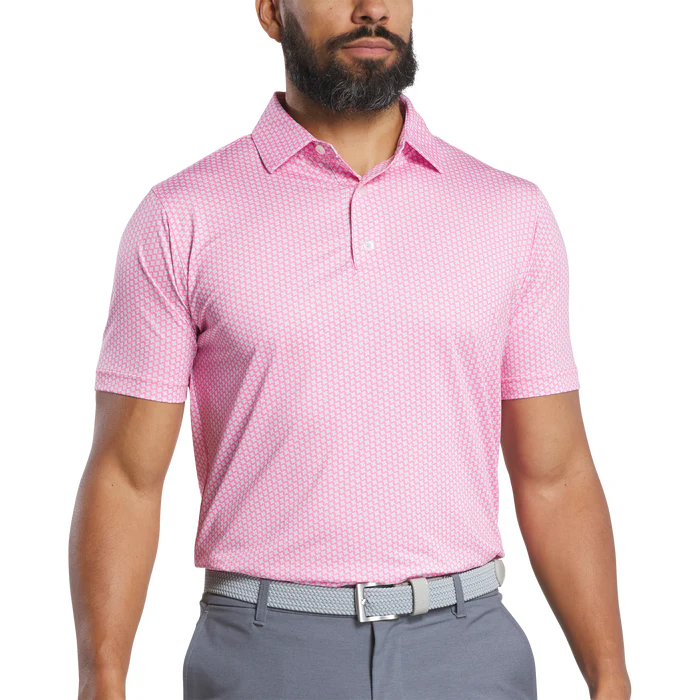 FootJoy Houndstooth Geo Lisle Polo - Image 5