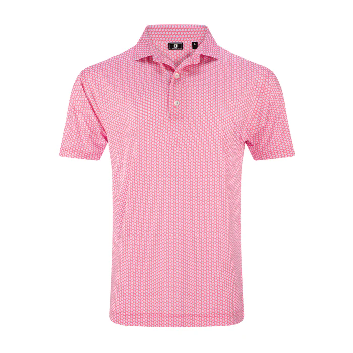 FootJoy Houndstooth Geo Lisle Polo - Image 8