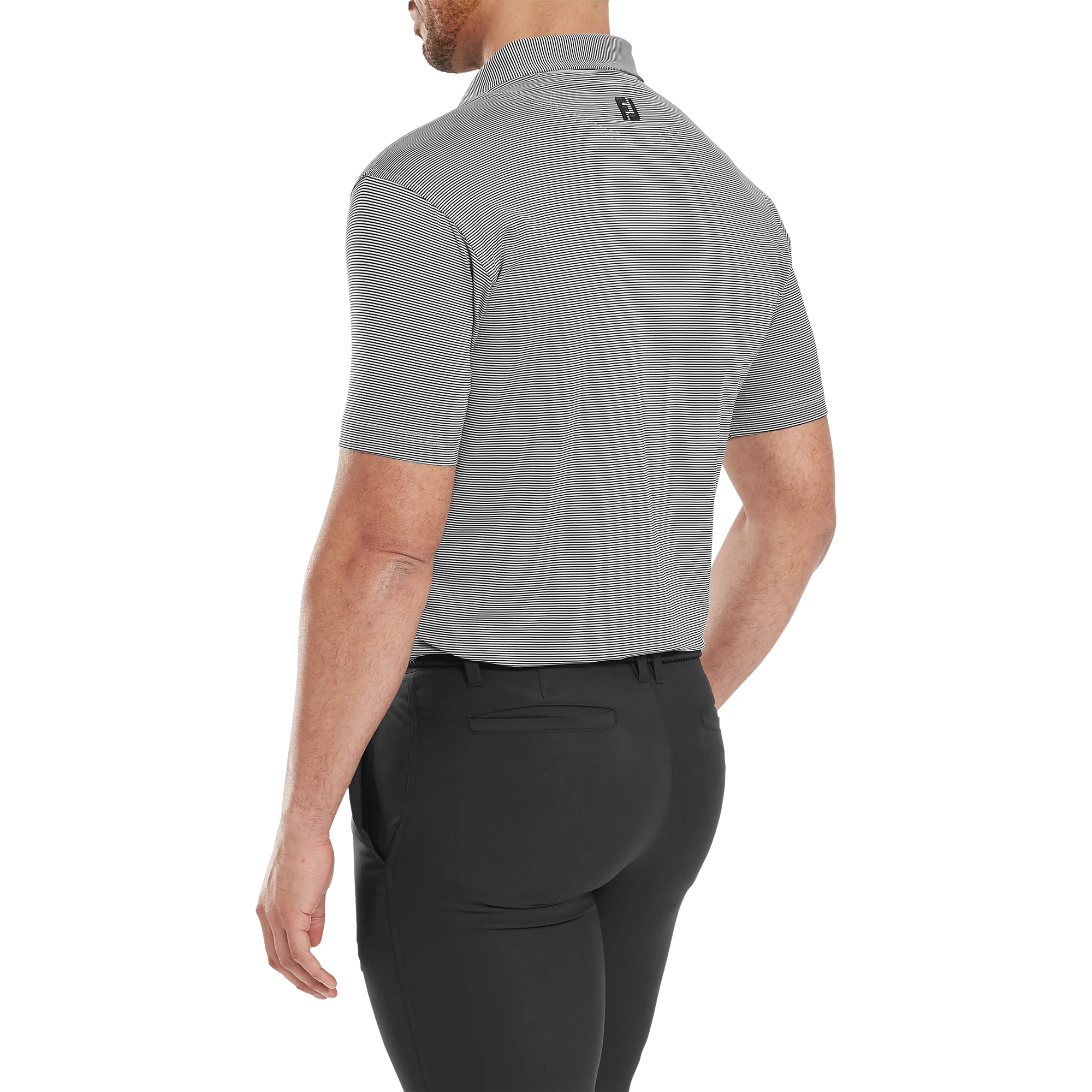 FootJoy Micro Feeder Stripe Lisle Polo - Image 6