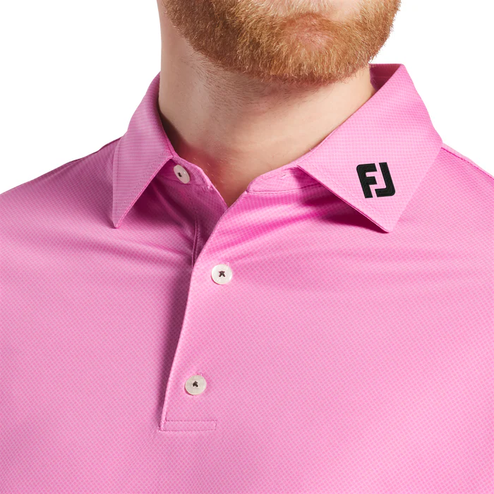 FootJoy Tonal Dot Print Lisle Polo - Image 11