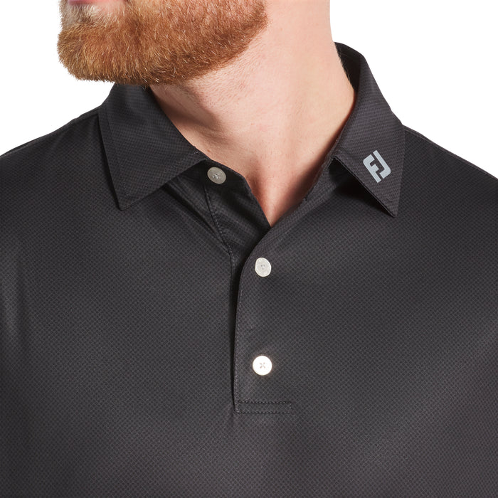 FootJoy Tonal Dot Print Lisle Polo - Image 15