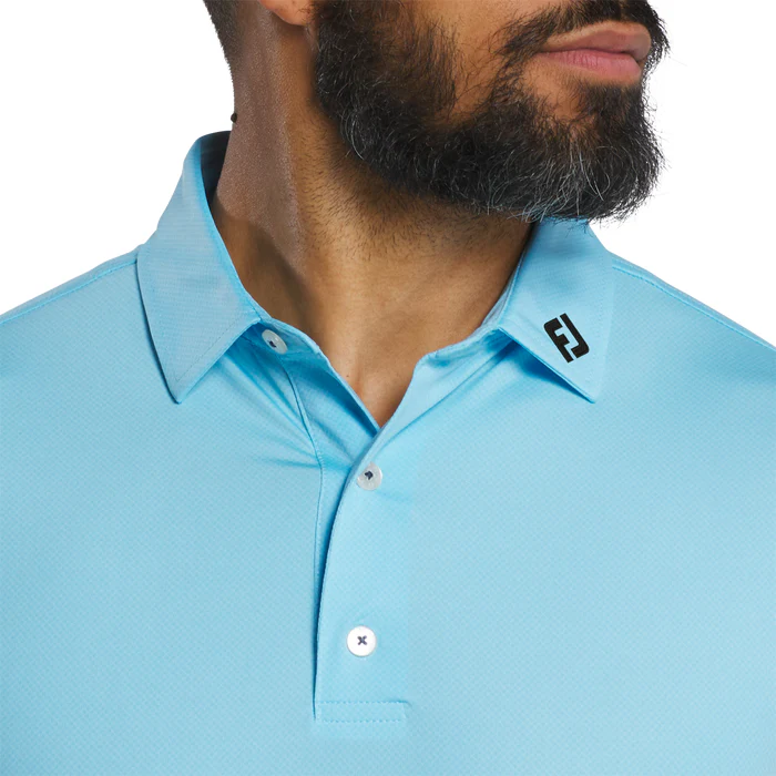 FootJoy Tonal Dot Print Lisle Polo - Image 19