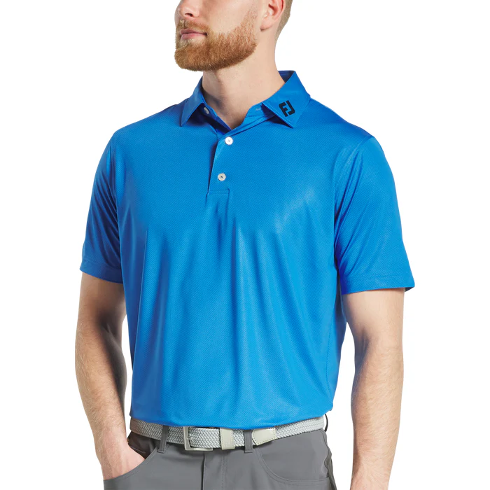 FootJoy Tonal Dot Print Lisle Polo - Image 21
