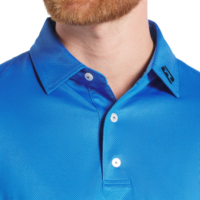 FootJoy Tonal Dot Print Lisle Polo - Image 23