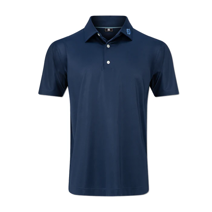 FootJoy Tonal Dot Print Lisle Polo - Image 4