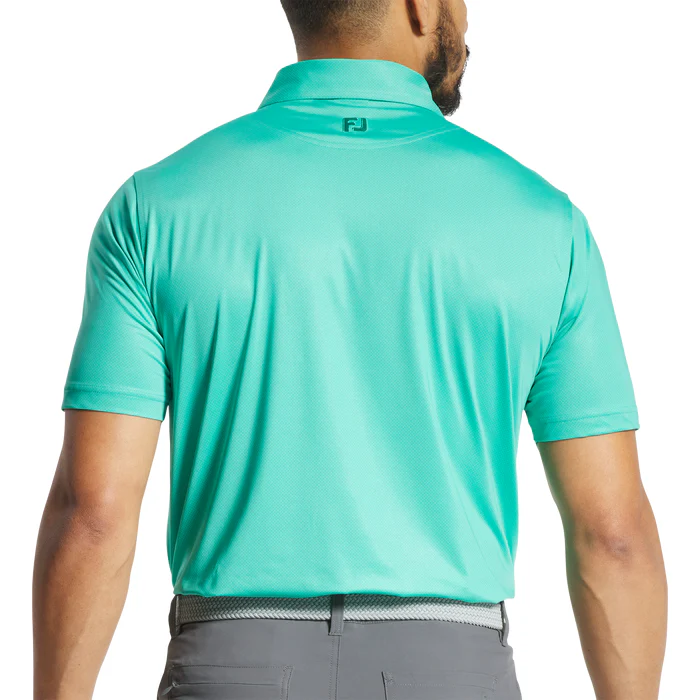 FootJoy Tonal Dot Print Lisle Polo - Image 6