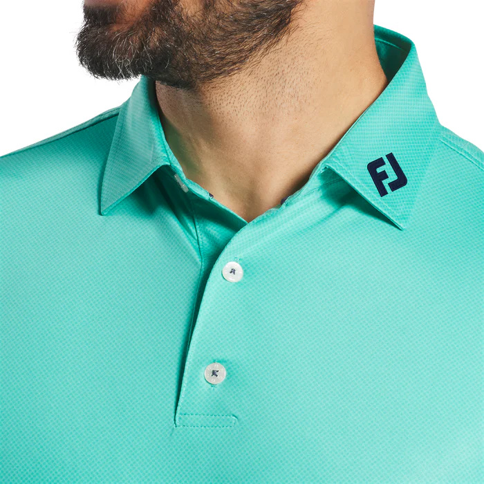FootJoy Tonal Dot Print Lisle Polo - Image 7