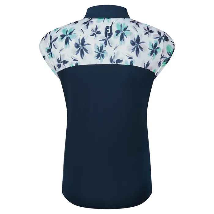 FootJoy CS Blocked Floral Print Ladies Polo - Image 5