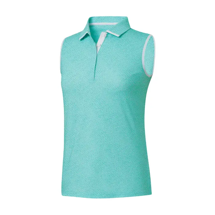 FootJoy Dot Print Sleeveless Ladies Polo - Image 8
