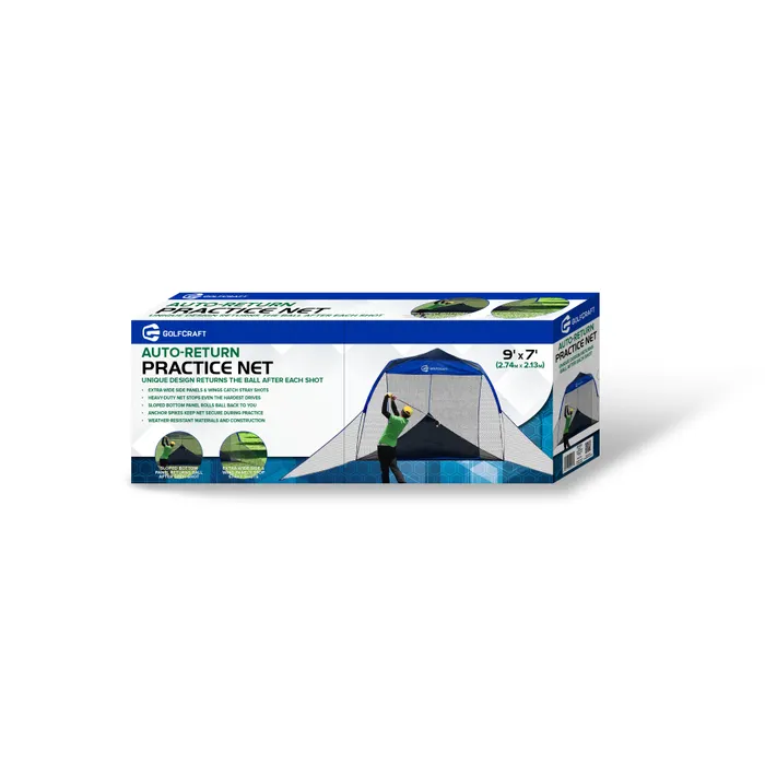 GolfCraft 9x7 Auto Return Net