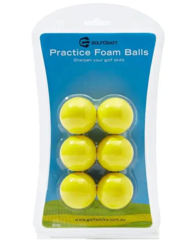 GolfCraft Practice Foam Balls - 6pk - Image 2