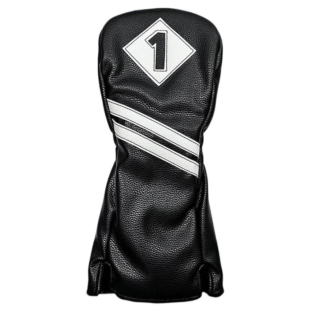 GolfCraft Vintage Driver Headcover - Black/White