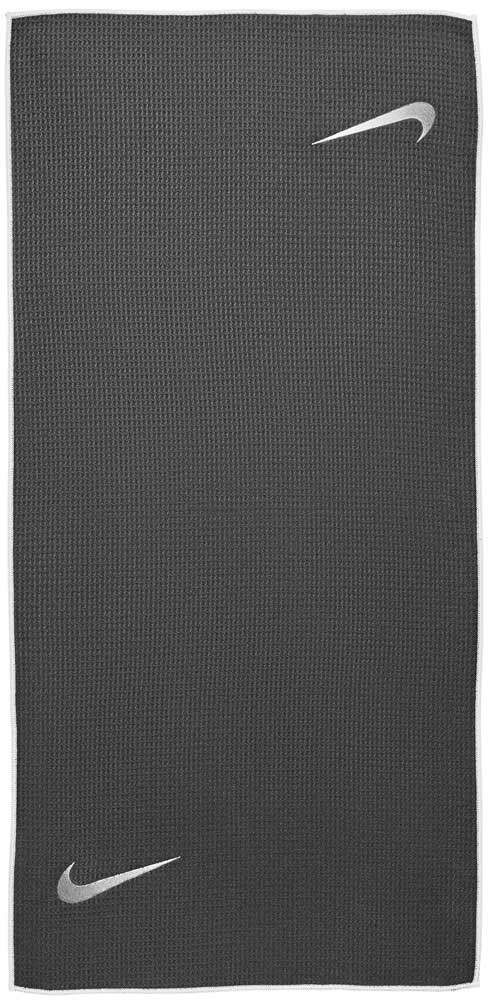 Nike Caddy Golf Towel - Dark Grey/White