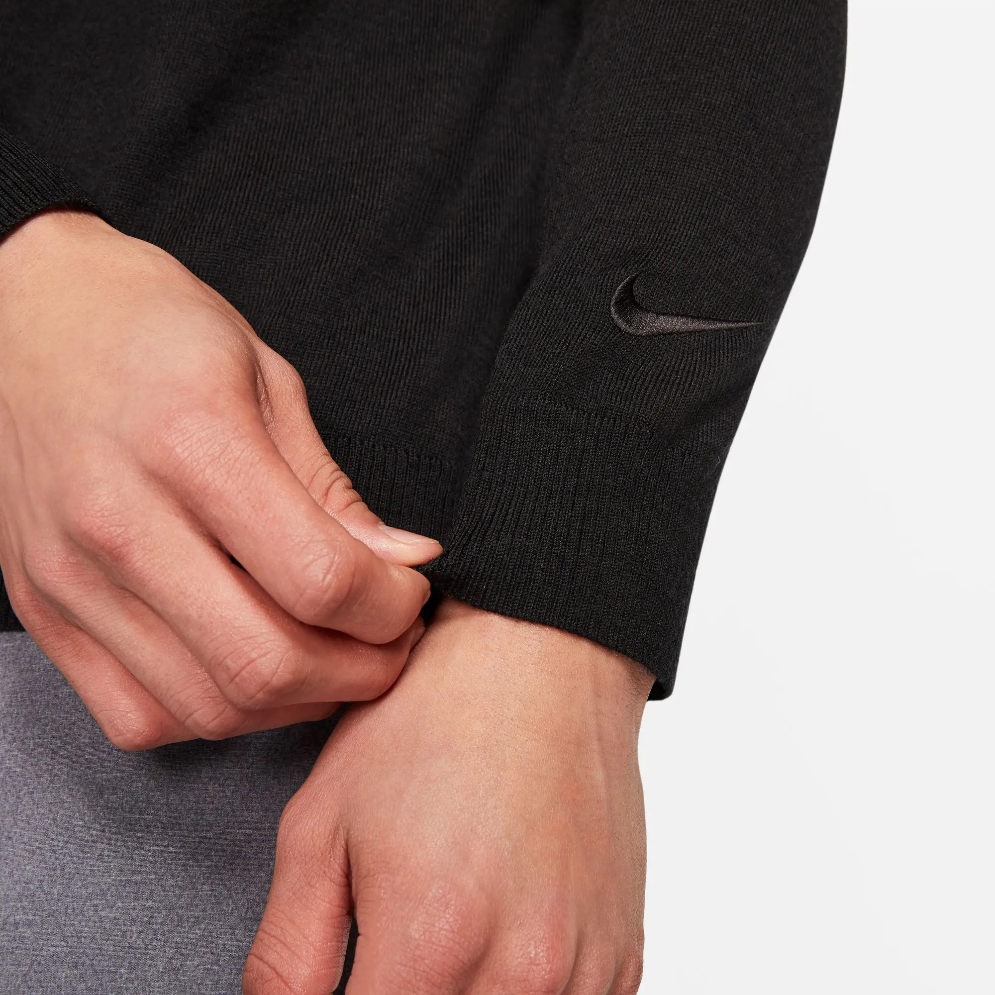 Nike Tiger Woods Sweater Knit Crew Top - Image 9