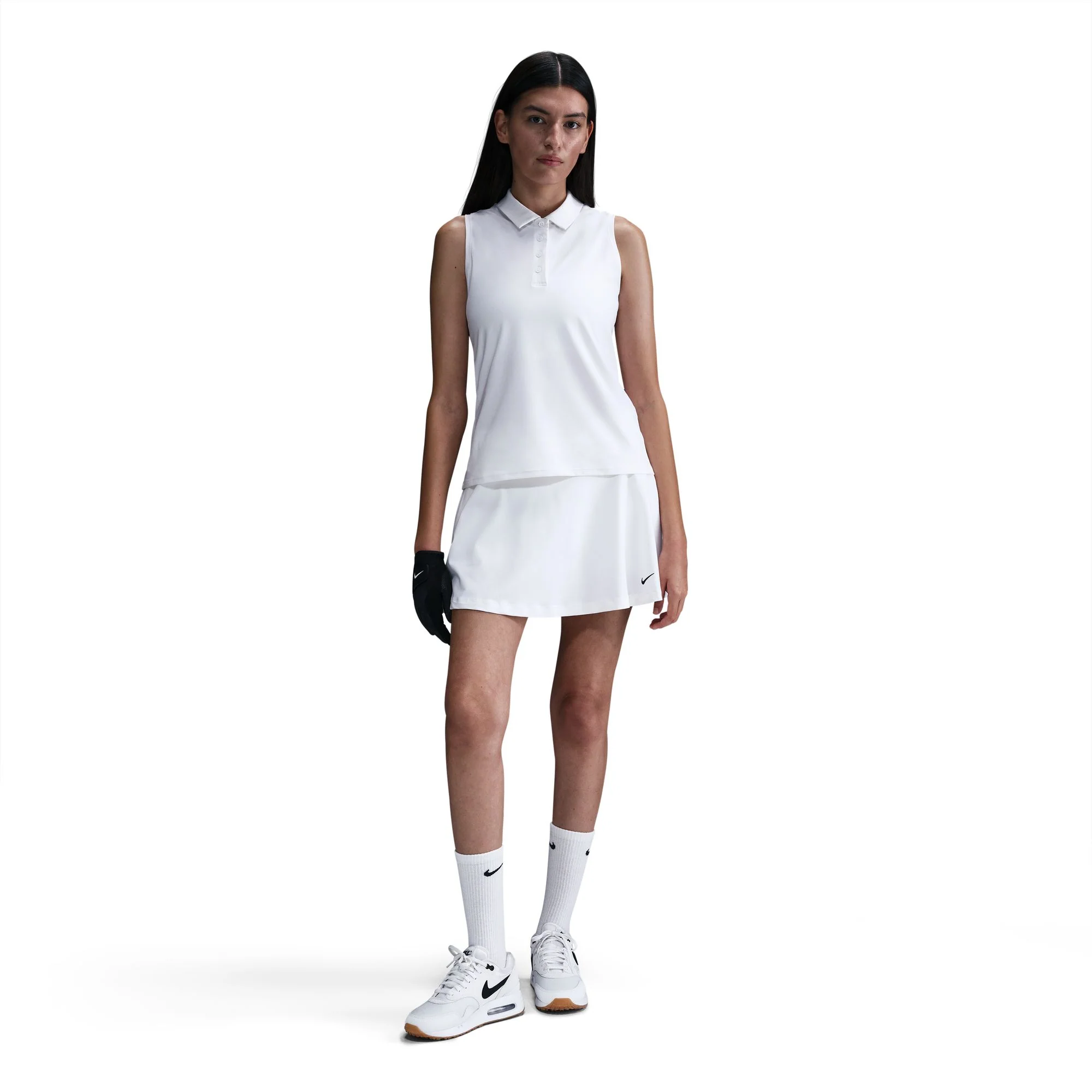 Nike Dri Fit Victory Sleeveless Ladies Polo - Image 6