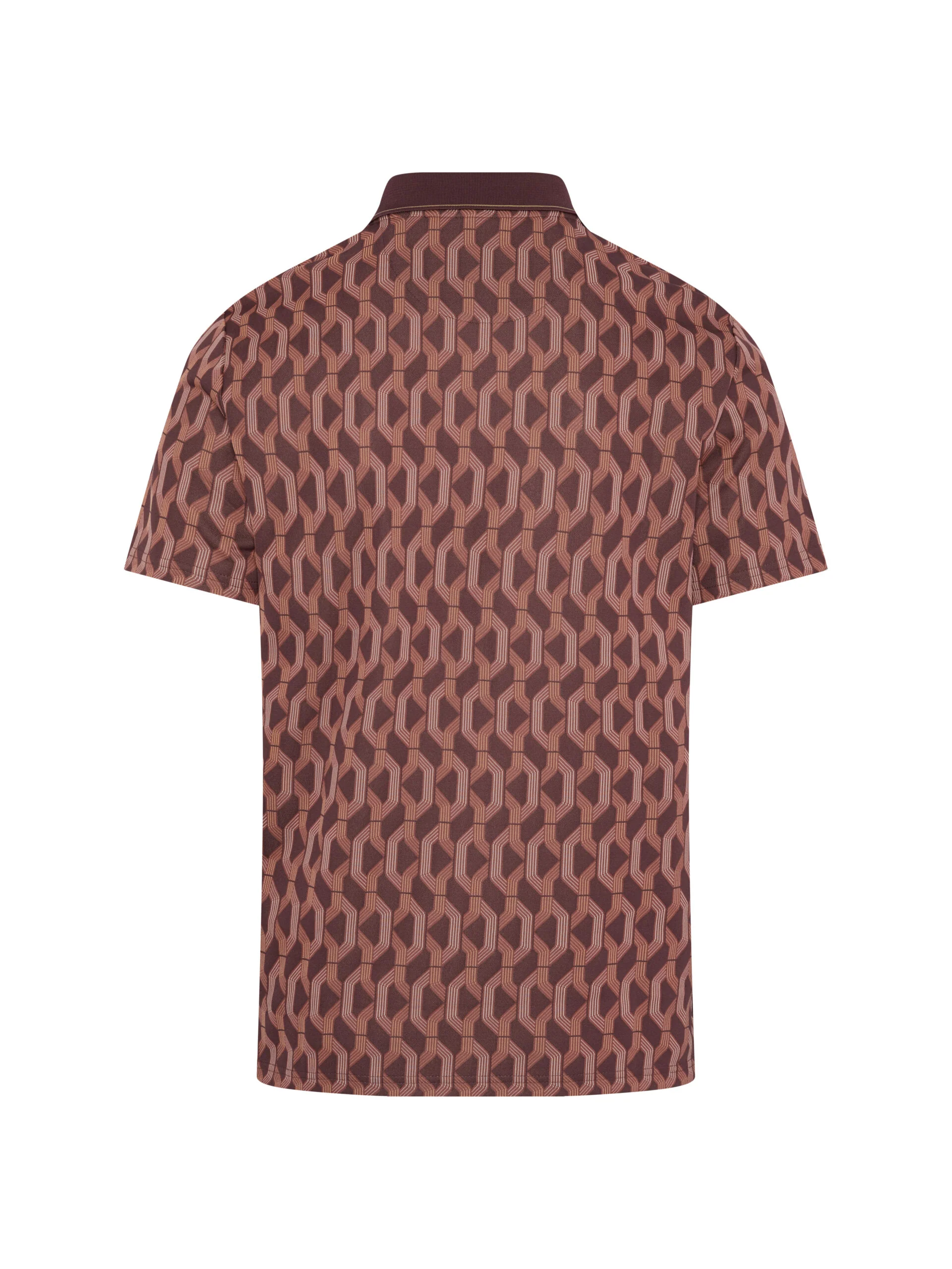 Original Penguin All Over YD Jacquard Colour Block Polo - Image 11