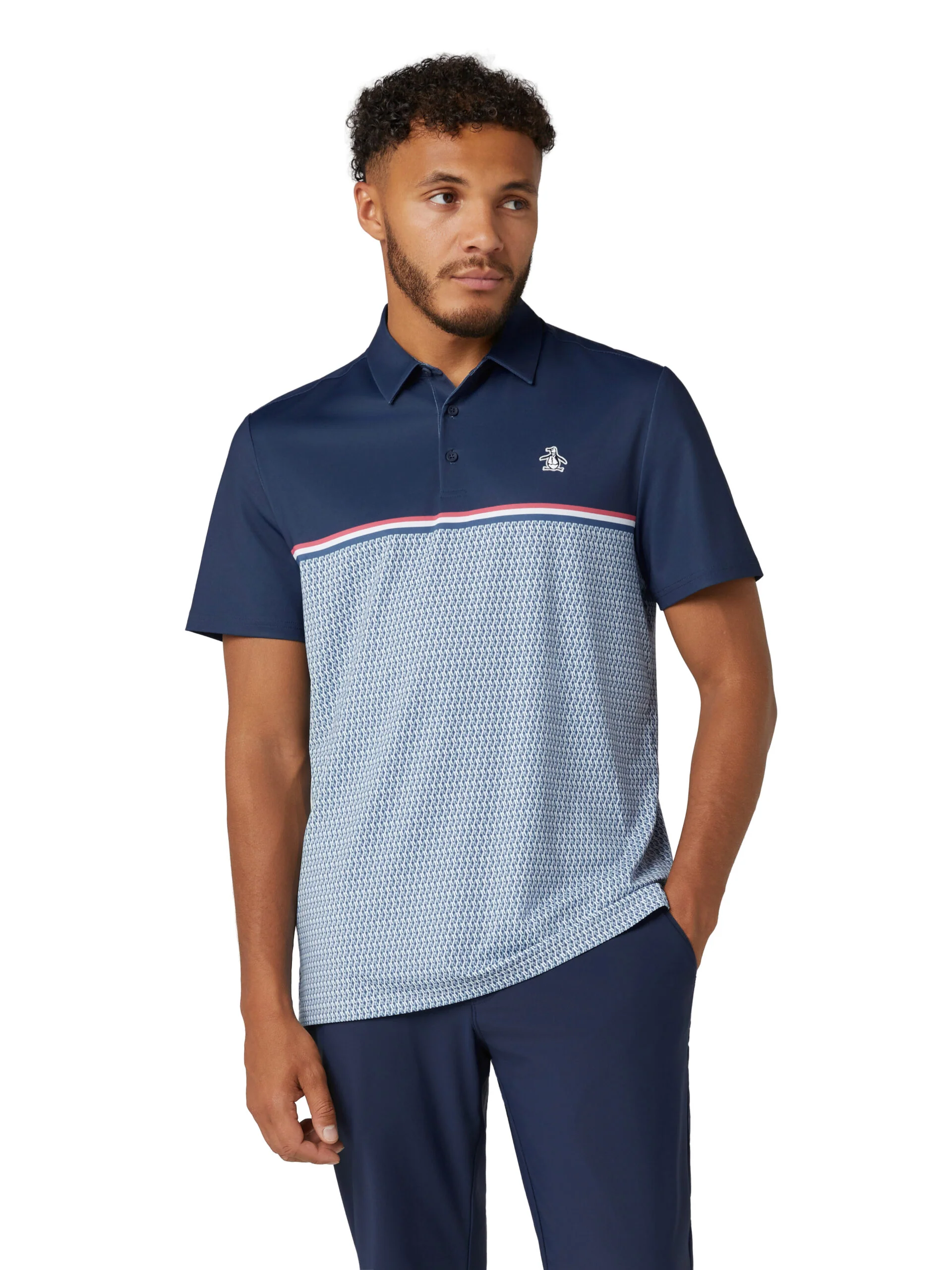 Original Penguin Engineered P Color Block Polo - Image 5