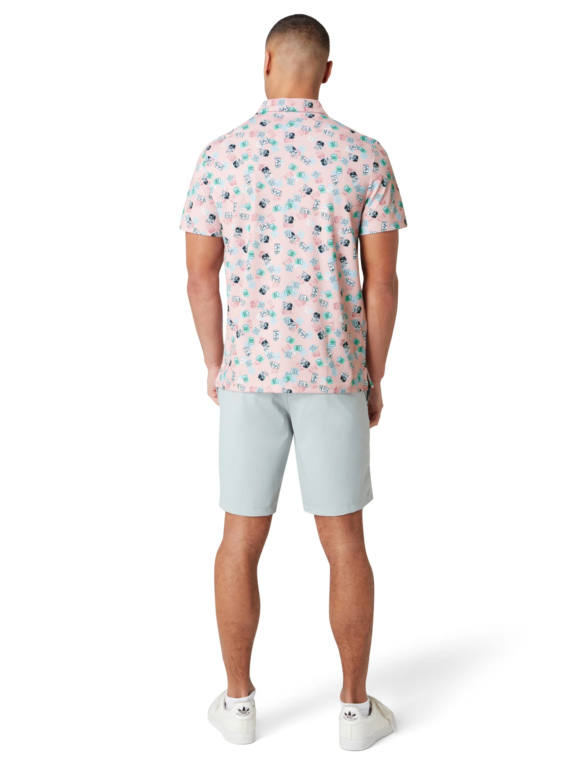 Original Penguin Pete's Travel Tags Caddy Polo - Image 5