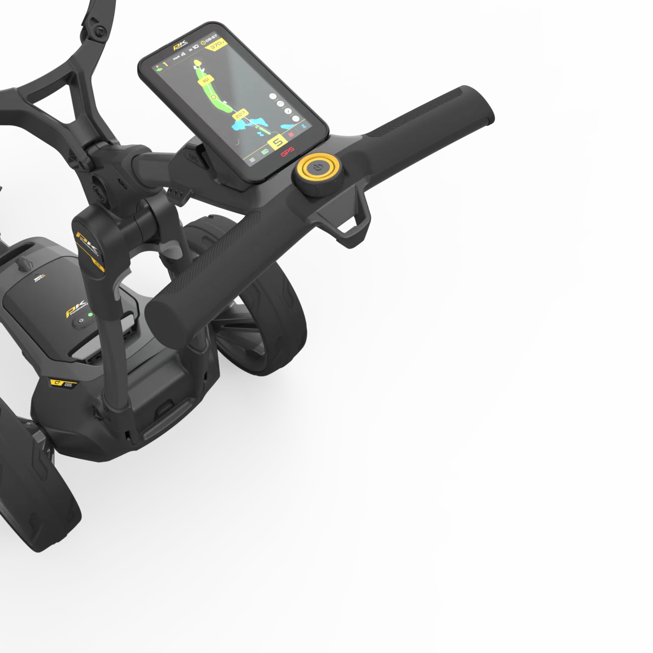 Powakaddy CT12 EBS GPS Extended Lithium Buggy - Gun Metal - Image 3