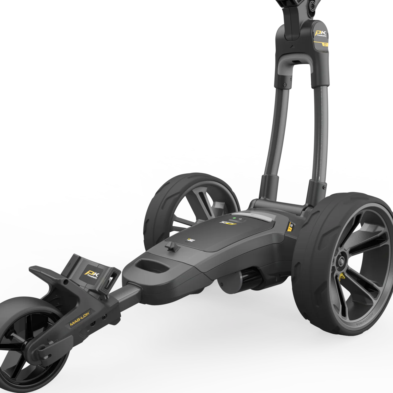 Powakaddy CT12 EBS GPS Extended Lithium Buggy - Gun Metal - Image 7