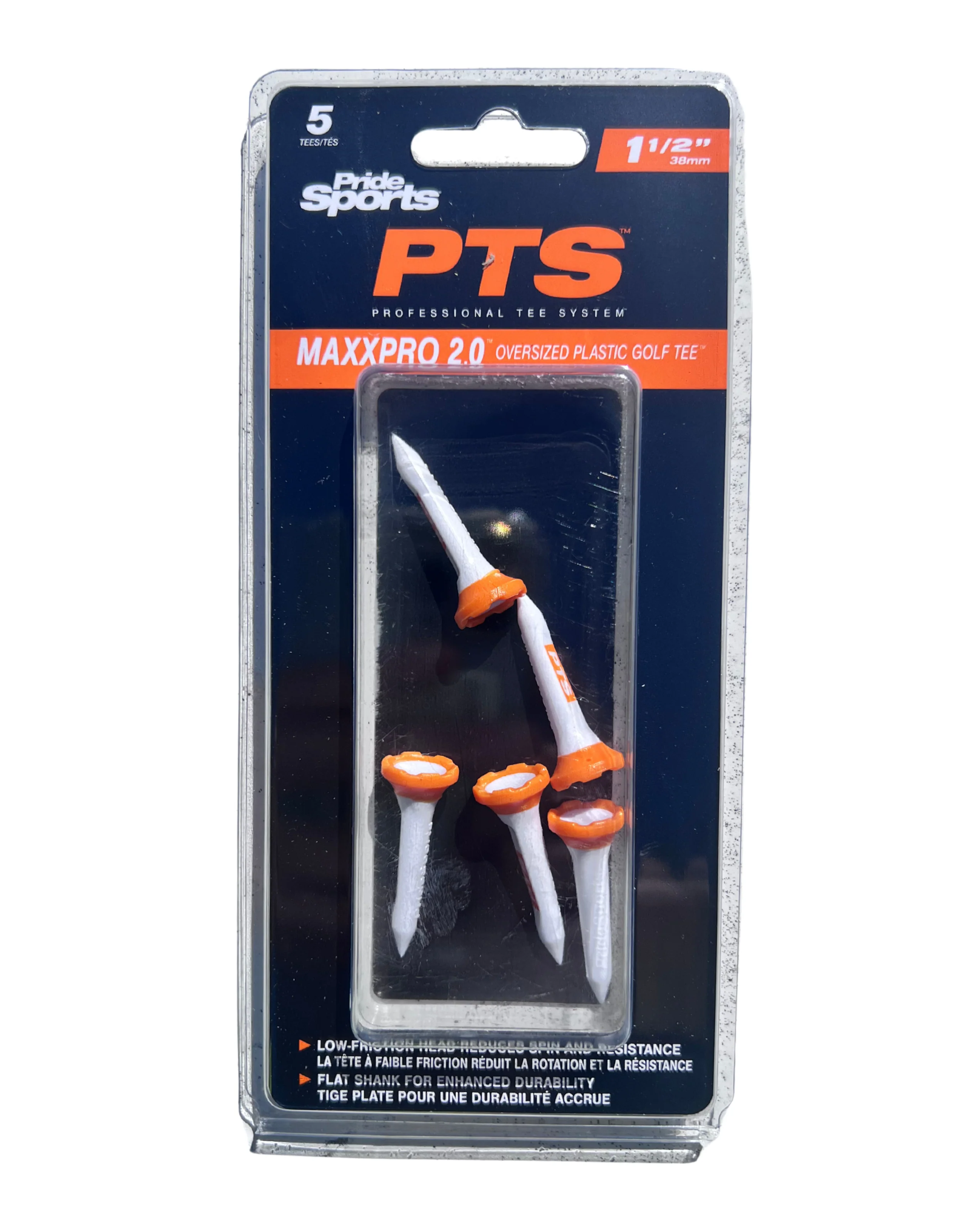 Pride Maxxpro 2.0 Oversize Precision Tee System 1 1/2" Plastic Combo Tees - 5pk