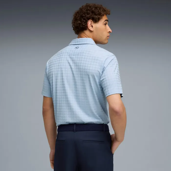 Puma Mattr Houndstooth Polo - Image 5