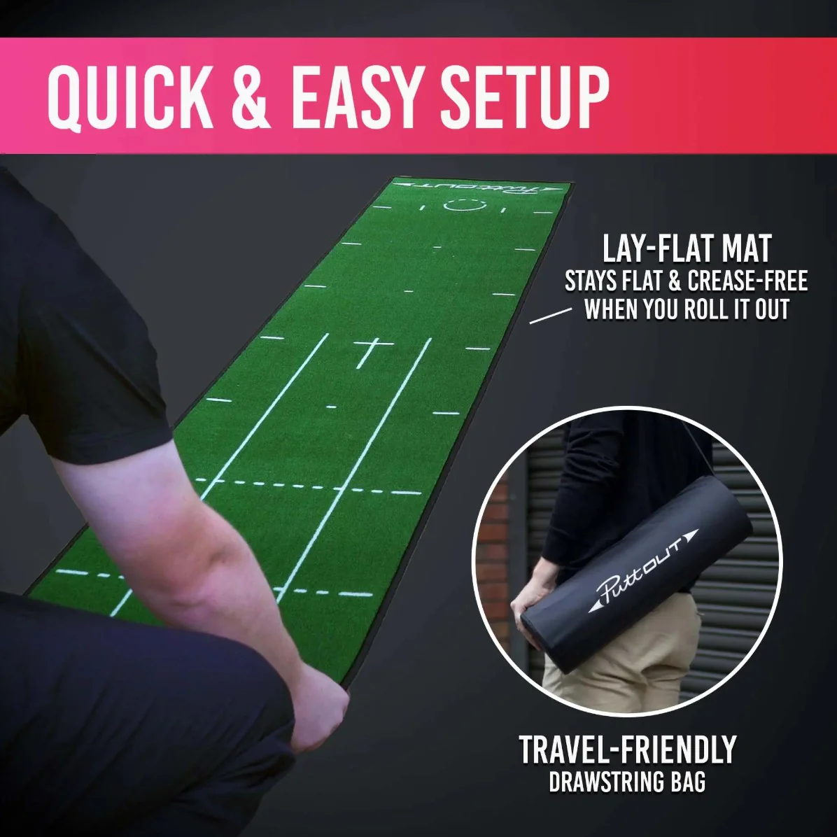 PuttOut Medium Putting Mat - Image 4