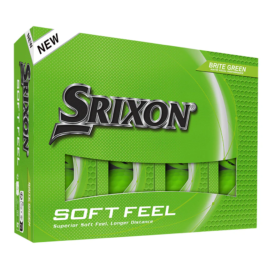 Srixon 2025 Soft Feel 14 Golf Balls 12pk - Brite Green - Image 2