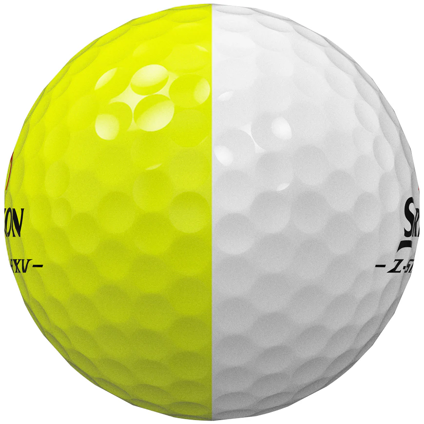 Srixon 2025 Z-Star XV 9 Divide Golf Balls 12pk - White/Yellow - Image 3