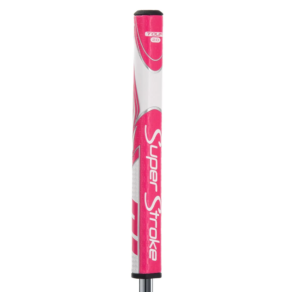 Superstroke Zenergy Putter Grip Tour 2.0 - Pink/White