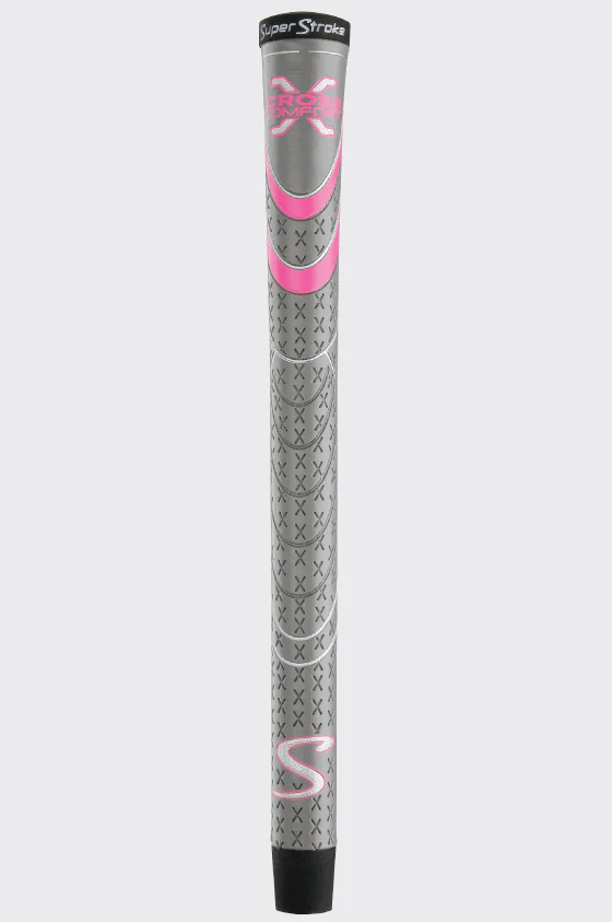 SuperStroke Cross Comfort Undersize Grip - Grey/Pink