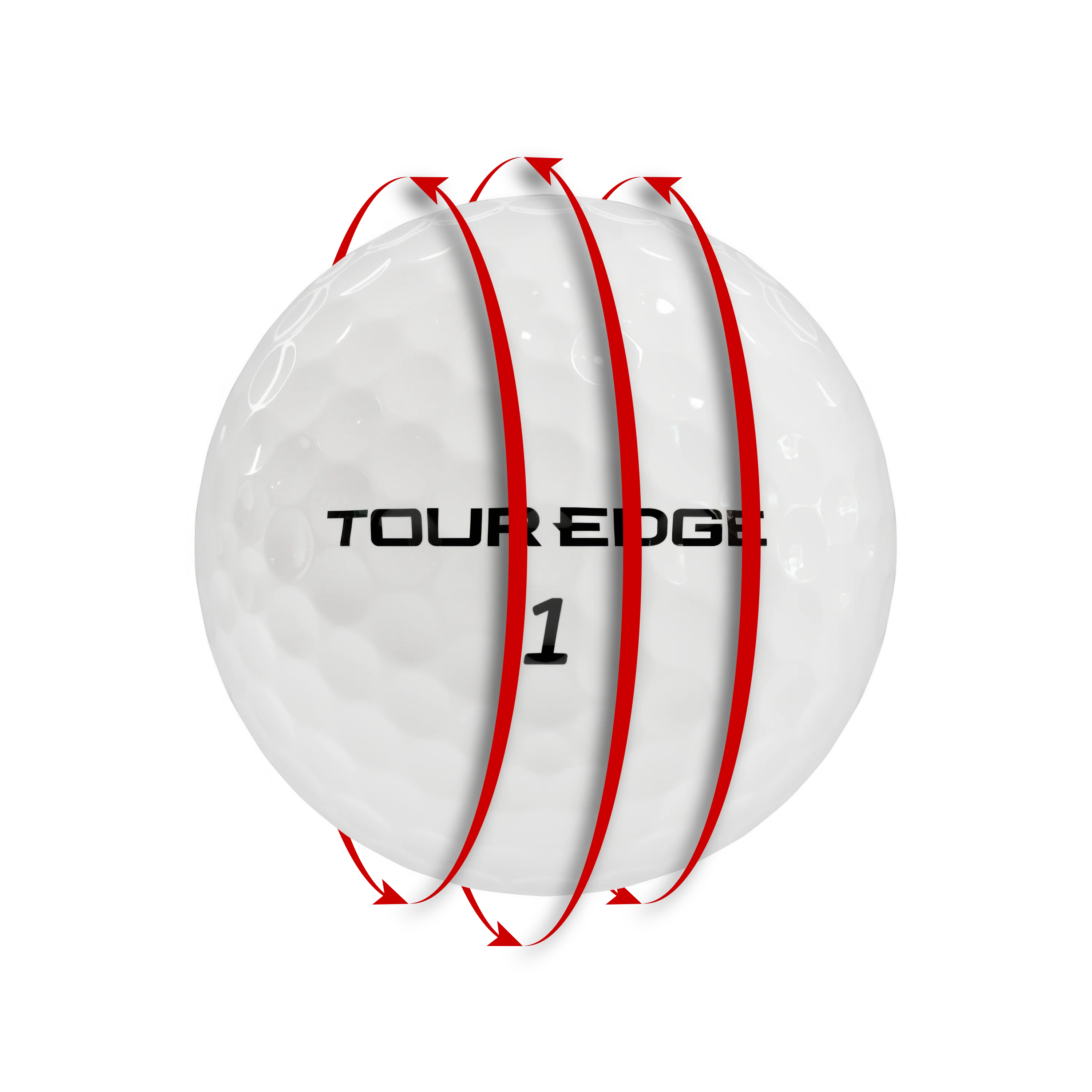 Tour Edge Exotics Golf Ball 12pk - White - Image 3